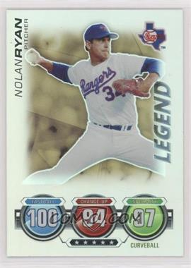 2010 Topps Attax - Battle of the Ages - Foil #_NORY.1 - Legend - Nolan Ryan (Ball Showing)