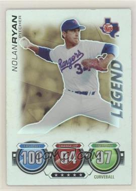 2010 Topps Attax - Battle of the Ages - Foil #_NORY.1 - Legend - Nolan Ryan (Ball Showing)