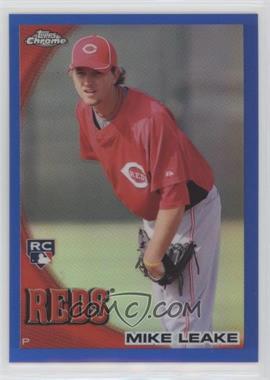 2010 Topps Chrome - [Base] - Blue Refractor #176 - Mike Leake /199 [EX to NM]