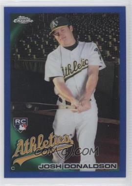 2010 Topps Chrome - [Base] - Blue Refractor #191 - Josh Donaldson /199