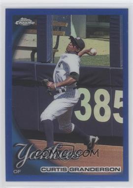 2010 Topps Chrome - [Base] - Blue Refractor #71 - Curtis Granderson /199