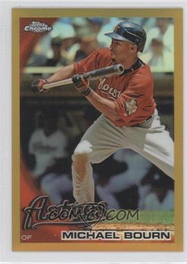 2010 Topps Chrome - [Base] - Gold Refractor #131 - Michael Bourn /50