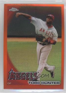 2010 Topps Chrome - [Base] - Orange Refractor #115 - Torii Hunter