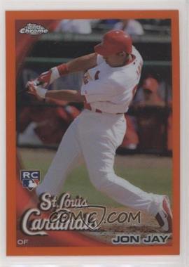 2010 Topps Chrome - [Base] - Orange Refractor #178 - Jon Jay