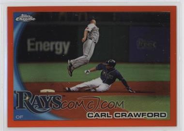 2010 Topps Chrome - [Base] - Orange Refractor #31 - Carl Crawford