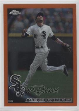 2010 Topps Chrome - [Base] - Orange Refractor #66 - Alexei Ramirez