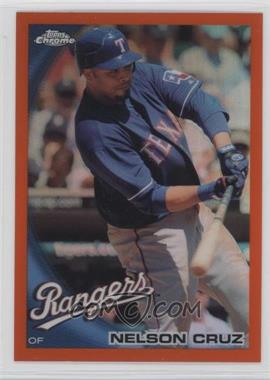 2010 Topps Chrome - [Base] - Orange Refractor #96 - Nelson Cruz