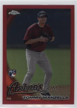 2010 Topps Chrome - [Base] - Red Refractor #207 - Tommy Manzella /25