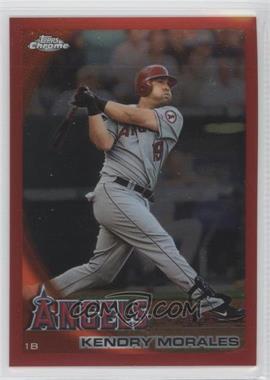 2010 Topps Chrome - [Base] - Red Refractor #56 - Kendrys Morales /25