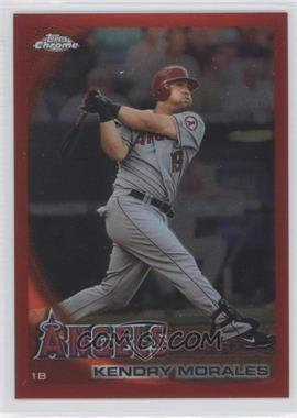 2010 Topps Chrome - [Base] - Red Refractor #56 - Kendrys Morales /25