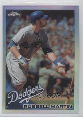 2010 Topps Chrome - [Base] - Refractor #100 - Russell Martin