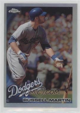 2010 Topps Chrome - [Base] - Refractor #100 - Russell Martin