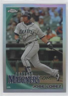 2010 Topps Chrome - [Base] - Refractor #103 - Jose Lopez