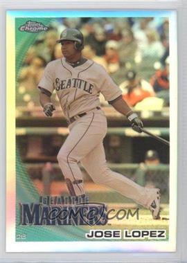 2010 Topps Chrome - [Base] - Refractor #103 - Jose Lopez