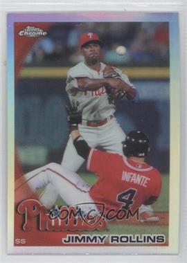 2010 Topps Chrome - [Base] - Refractor #116 - Jimmy Rollins