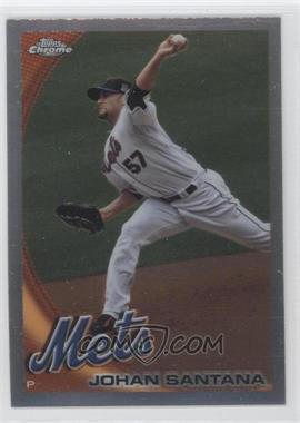 2010 Topps Chrome - [Base] - Refractor #120 - Johan Santana