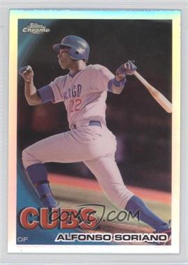 2010 Topps Chrome - [Base] - Refractor #136 - Alfonso Soriano
