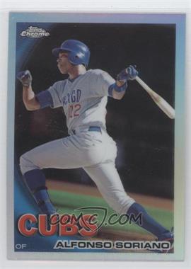 2010 Topps Chrome - [Base] - Refractor #136 - Alfonso Soriano