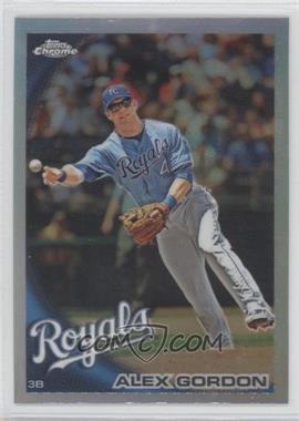 2010 Topps Chrome - [Base] - Refractor #154 - Alex Gordon