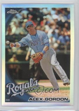 2010 Topps Chrome - [Base] - Refractor #154 - Alex Gordon