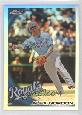 2010 Topps Chrome - [Base] - Refractor #154 - Alex Gordon