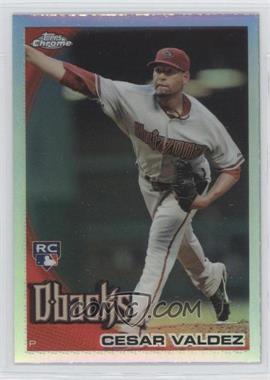 2010 Topps Chrome - [Base] - Refractor #194 - Cesar Valdez