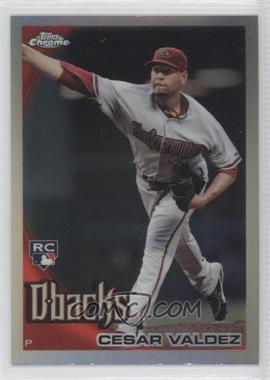 2010 Topps Chrome - [Base] - Refractor #194 - Cesar Valdez