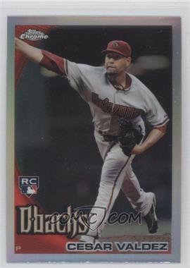 2010 Topps Chrome - [Base] - Refractor #194 - Cesar Valdez