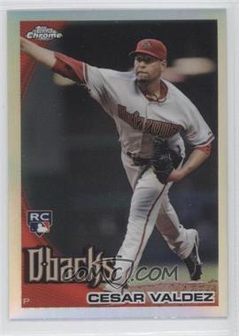 2010 Topps Chrome - [Base] - Refractor #194 - Cesar Valdez