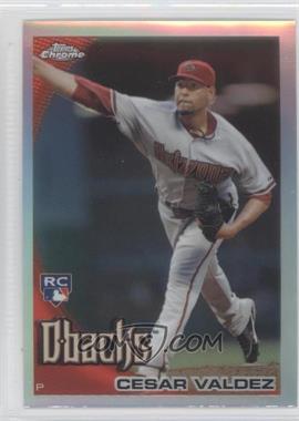 2010 Topps Chrome - [Base] - Refractor #194 - Cesar Valdez