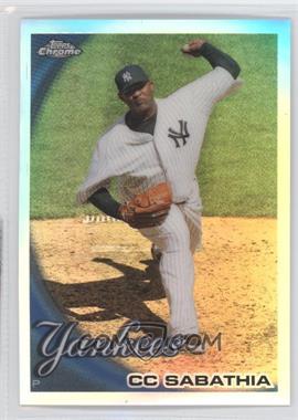 2010 Topps Chrome - [Base] - Refractor #21 - CC Sabathia