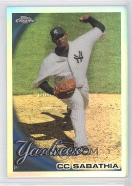 2010 Topps Chrome - [Base] - Refractor #21 - CC Sabathia