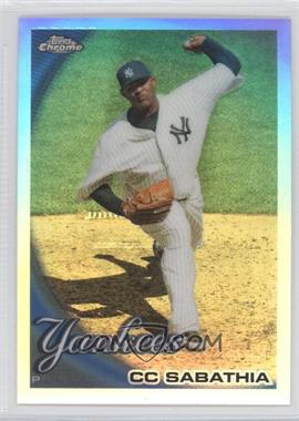 2010 Topps Chrome - [Base] - Refractor #21 - CC Sabathia