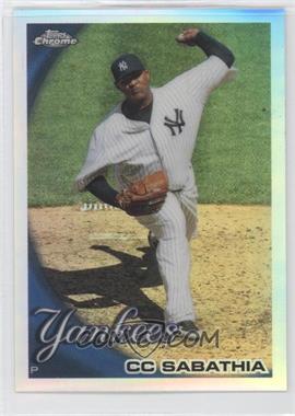 2010 Topps Chrome - [Base] - Refractor #21 - CC Sabathia