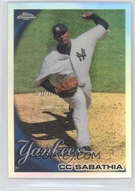 2010 Topps Chrome - [Base] - Refractor #21 - CC Sabathia