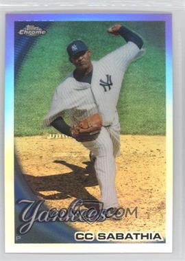 2010 Topps Chrome - [Base] - Refractor #21 - CC Sabathia