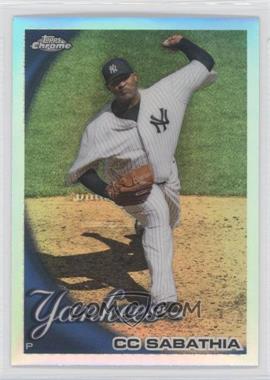 2010 Topps Chrome - [Base] - Refractor #21 - CC Sabathia