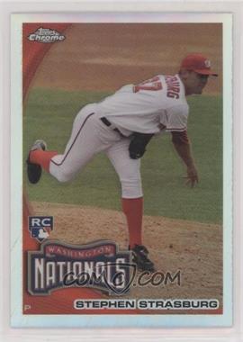 2010 Topps Chrome - [Base] - Refractor #212 - Stephen Strasburg [EX to NM]