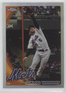 2010 Topps Chrome - [Base] - Refractor #22 - David Wright [EX to NM]