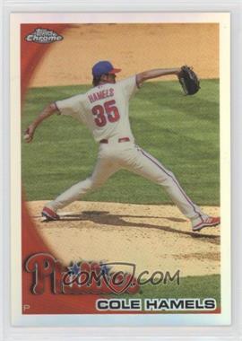 2010 Topps Chrome - [Base] - Refractor #24 - Cole Hamels