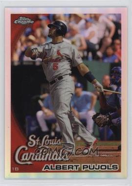 2010 Topps Chrome - [Base] - Refractor #32 - Albert Pujols