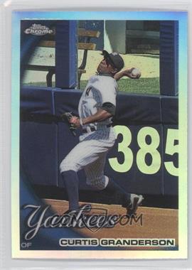 2010 Topps Chrome - [Base] - Refractor #71 - Curtis Granderson