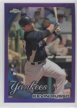 2010 Topps Chrome - [Base] - Retail Purple Refractor #196 - Kevin Russo /599