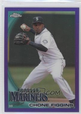 2010 Topps Chrome - [Base] - Retail Purple Refractor #45 - Chone Figgins /599