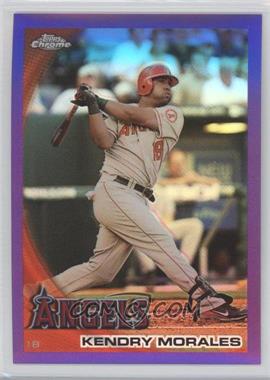 2010 Topps Chrome - [Base] - Retail Purple Refractor #56 - Kendrys Morales /599