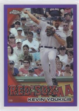 2010 Topps Chrome - [Base] - Retail Purple Refractor #85 - Kevin Youkilis /599