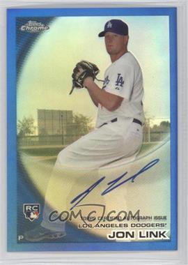 2010 Topps Chrome - [Base] - Rookie Autographs Blue Refractor #173 - Jon Link /199