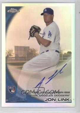 2010 Topps Chrome - [Base] - Rookie Autographs Refractor #173 - Jon Link /499