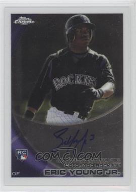 2010 Topps Chrome - [Base] - Rookie Autographs #171 - Eric Young Jr.