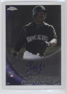 2010 Topps Chrome - [Base] - Rookie Autographs #171 - Eric Young Jr.